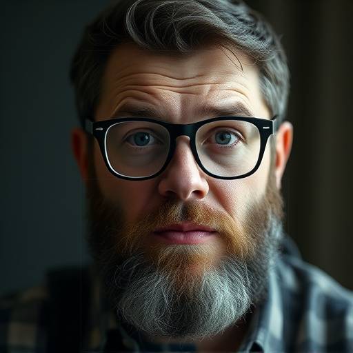 Portrait of Ben Carter, a man with a beard and glasses, looking thoughtfully at the camera.